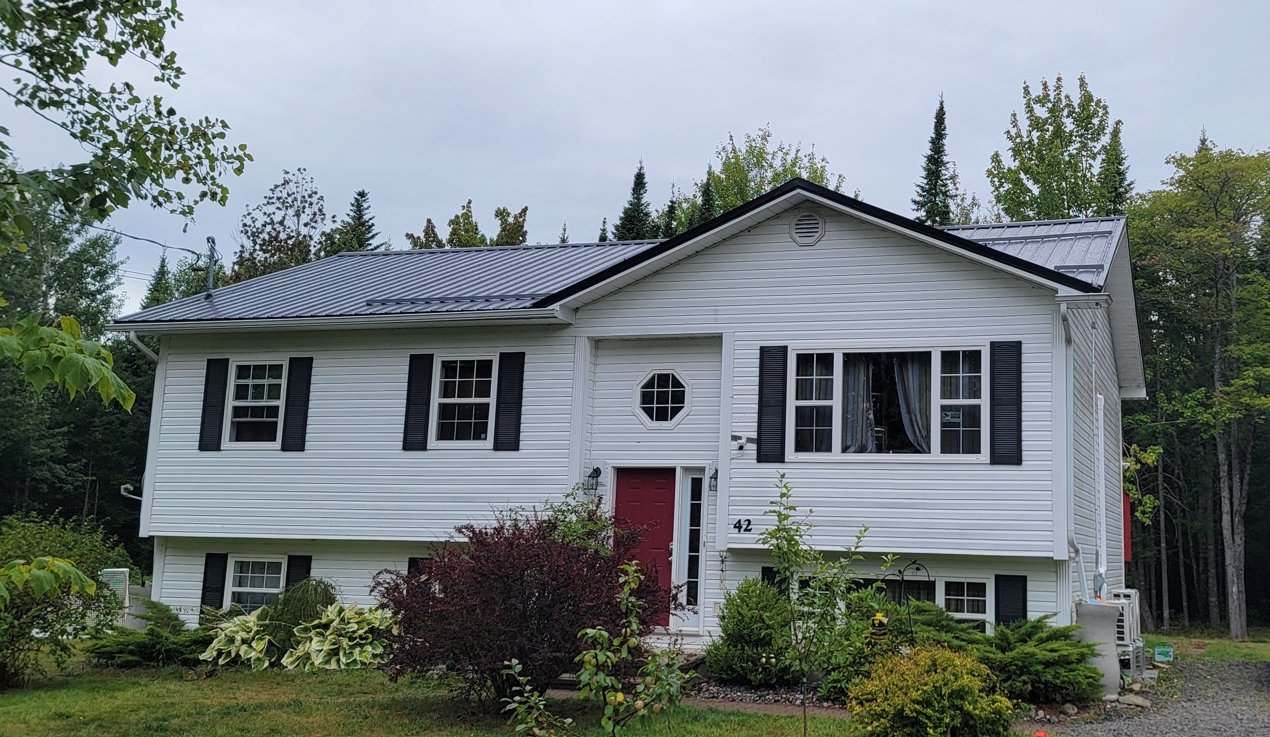 Completed roofing project